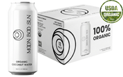 Moon Boo Sun 100% Organic Coconut Water (12 Cans)