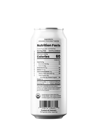 Moon Boo Sun 100% Organic Coconut Water