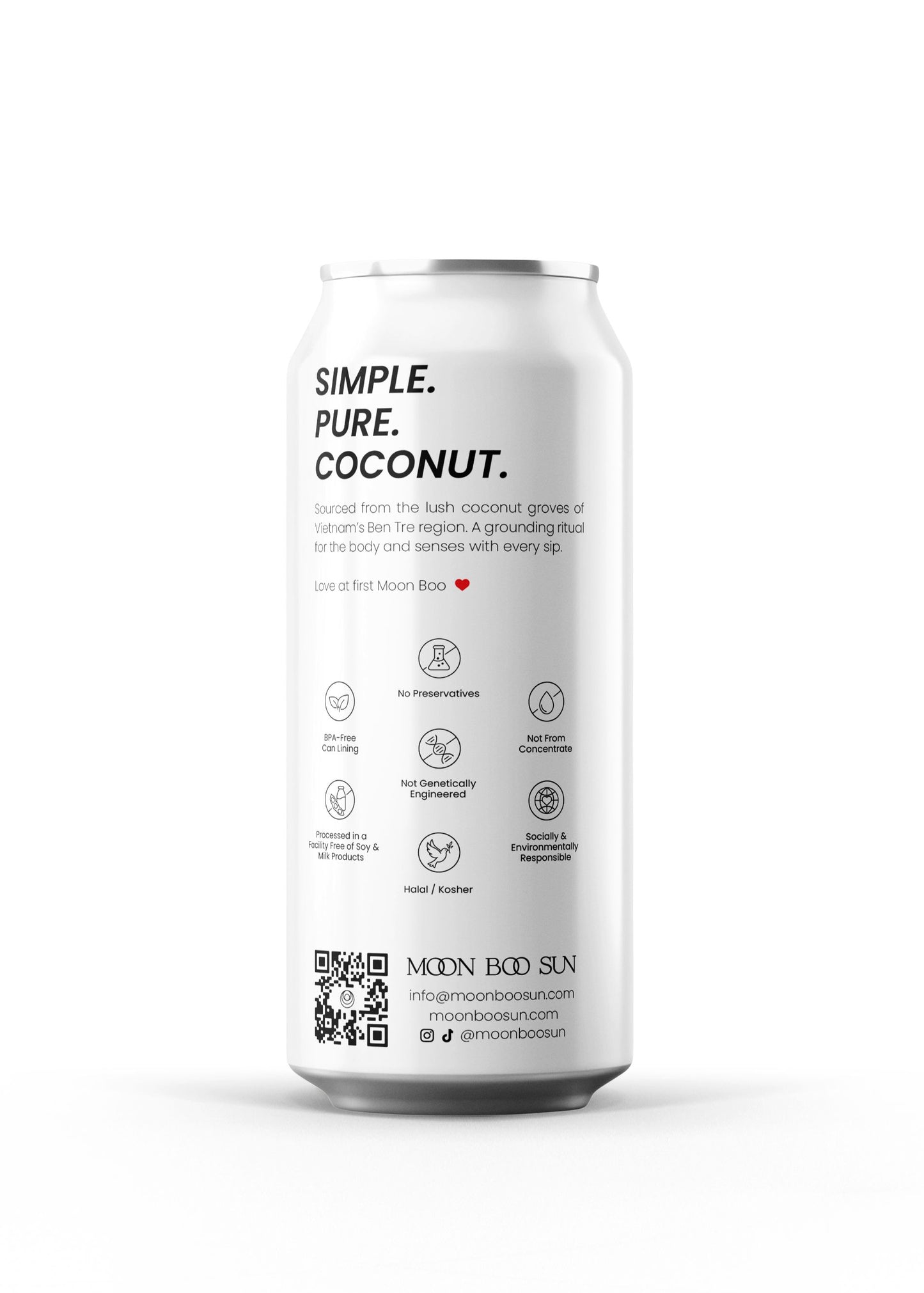 100% Organic Coconut Water - 12 x 480 ml