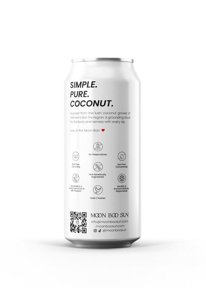 100% Organic Coconut Water - 12 x 480 ml